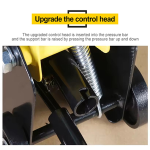 Двухтонный низкопрофильный Напольный домкрат для тележки, сверхмощный стальной гидравлический автомобильный домкрат с поршнями, быстрый подъемный насос - Product Image 5