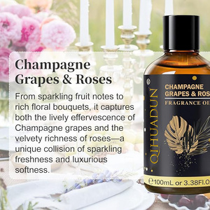 Olio Profumato Sintetico di Alta Qualità all'Ingrosso, Fragranza di Uva Champagne e <span class=keywords><strong>Rosa</strong></span>, Lunga Durata, Aroma Floreale e Fruttato, OEM 100ml - Product Image 3