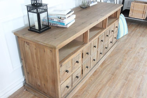 Armoire lumineuse de luxe en bois massif - Product Image 6