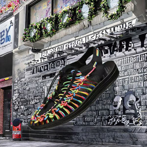 Sandalias Ligeras Hechas a Mano para Exteriores, Primavera, Invierno, Verano, Playa, Talla Grande, Hombre, Mujer, Casual, Estilo Vietnamita, Romano - Product Image 3