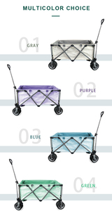 Heavy Duty Ngoài Trời Trailer Trọng Lượng Nhẹ Có Thể Điều Chỉnh Gấp Chất Béo 4 Bánh Xe Cắm Trại Giỏ Hàng Tải <span class=keywords><strong>300</strong></span> Pound Công Suất Xe Đẩy Tay - Product Image 4