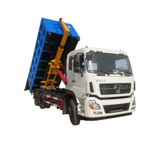 <span class=keywords><strong>Camion</strong></span> à ordures Dongfeng 6x4 10 roues <span class=keywords><strong>20m3</strong></span> 18m3 16m3 Bras hydraulique détachable Crochet de levage de conteneur 18 tonnes - Product Image 1
