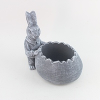 Pots à fleurs en ciment écologiques pour jardin intérieur/extérieur et utilisation au sol, décoration intérieure