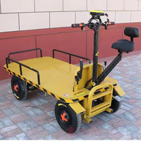 Carretilla Eléctrica Plegable de Acero Inoxidable de Cuatro Ruedas con Barandilla para Uso Industrial en Granjas, Almacenes y Transporte de Carga OEM