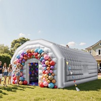 Tente de fête LED gonflable pour boîte de nuit, dôme disco portable pour festival, bar, fête