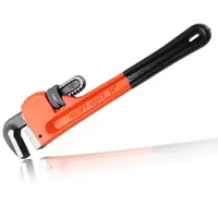 Clé à tuyau réglable robuste, outil de plomberie universel pour robinet, tube, serrage, clé à molette, plombier