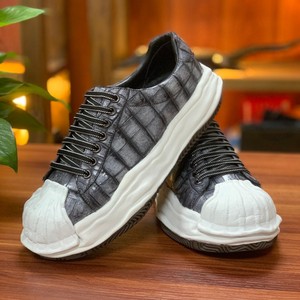 Zapatillas de Deporte de Diseño para Hombre, Zapatillas de Piel de Cocodrilo Genuina de Lujo, Zapatos Deportivos Casuales de Cuero de Alta Gama, Estilo Unisex - Product Image 5