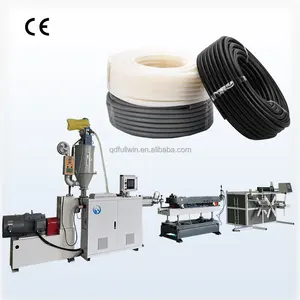 Full automatic 9-50mm PP PE polypropylene pipe machine Nylon Single Wall Corrugated Pipe Extrusion Machine with coil winder