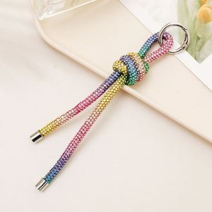 17cm Fashion DIY Rhinestone <b>Chain</b> Pendant Crystals <b>Key</b> <b>Chains</b> Phone Case Accessories Shine Phone <b>Chain</b> Strap Diamond Keychain - Product Image 5