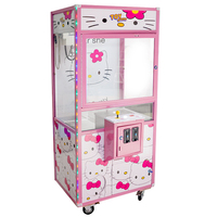 Machine à griffes de chat heureux de haute qualité Machine de jeu d'intérieur Équipement de simulation à pièces pour Offre Spéciale