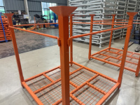 Sistema de Estanterías Modulares de Acero Reforzado XINMIEDA, Antioxidante, Independiente, para Gestión de Carga a Granel, Capacidad de 1500 kg, Plegable