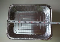 Plateau jetable en papier d'aluminium avec couvercle en plastique PP pour l'emballage alimentaire pour le stockage de la vaisselle et des assiettes