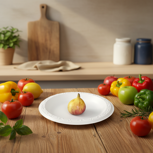 Assiettes en PP modifiées, barquettes alimentaires jetables à compartiments pour les fêtes, assiettes en PP modifiées avec séparateurs pour la restauration - Product Image 1
