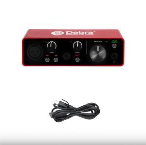 2e2s 192kHz USB giao diện âm thanh Card âm thanh tiếng ồn hủy bỏ Microphone với 48V Phantom điện cho podcasting - Product Image 6