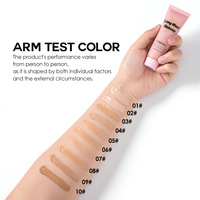 Fond de teint mat naturel, correcteur longue tenue à couvrance totale, maquillage anti-transpiration et anti-brillance, fond de teint visage qui ne se décolore pas