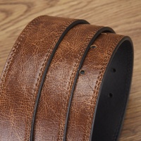 Ceinture en cuir pour homme avec boucle en alliage, style vintage, tendance, décontractée, large, en PU, polyvalente, pour pantalon, nouvelle collection 2026