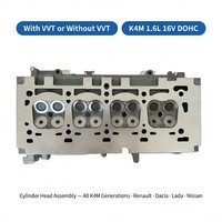 Ensemble de culasse K4M avec ou sans VVT 1.6 16VDOHC Renault Mégane Clio Logan Duster Dacia Lada 7701474364 8200735758