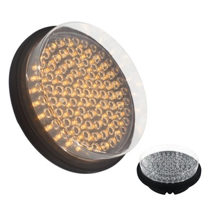Module de feux de circulation LED RYG de 200 mm, lampe de signalisation circulaire rouge jaune verte, DC12V, feux de circulation routière - Product Image 1