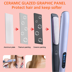 เครื่องหนีบผมไทเทเนียม MCH รุ่น Smart Professional พร้อมหน้าจอดิจิตอล ควบคุมอุณหภูมิสูงและระบบสัมผัส เทคโนโลยีทำความร้อนรวดเร็ว E - Product Image 6