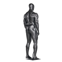 Maniquíes Masculinos de Fibra de Vidrio Baratos, Abstractos, Resistentes, de Cuerpo Completo, Musculosos