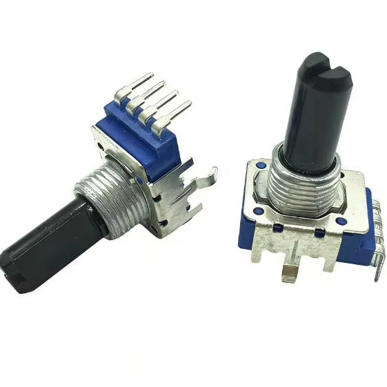 RUIST Brand New RK11 Potentiometer B1K5K10K50K100K250K Single Link 4-pin Shaft 18mm Long Volume Amplifier 10% Tolerance