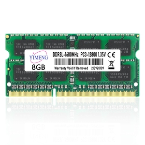 Mémoire RAM pour <span class=keywords><strong>ordinateur</strong></span> portable DDR3 DDR3L 4 Go 8 Go PC3 1.5V PC3L 1.35V 1333 1600 1866 MHz SODIMM 8500 10600 12800 204 broches - Product Image 1