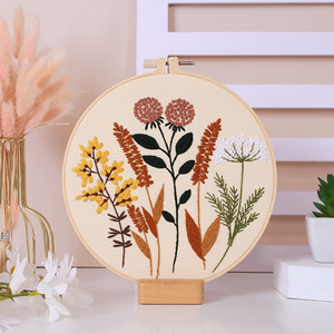 <span class=keywords><strong>Kit</strong></span> de <span class=keywords><strong>Bordado</strong></span> Hecho a Mano en Oferta, <span class=keywords><strong>Kit</strong></span> de <span class=keywords><strong>Bordado</strong></span> Creativo con Diseño de <span class=keywords><strong>Flores</strong></span> para Principiantes - Product Image 5