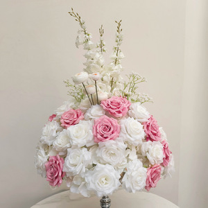 Haute qualité de divers Types centres de Table boule de fleurs en soie artificielle décorations de mariage fournitures - Product Image 3