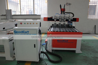 Routeur CNC à axe rotatif multi-tête pour la fabrication de pieds de Table en bois, mm