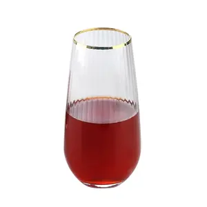 Verre à boire personnalisé, pour whisky, eau et cristal, verre à haute pression, 340ml, 1 pièce