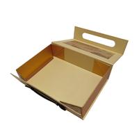 Boîte cadeau rigide en carton pliable magnétique haut de gamme pour coffrets cadeaux