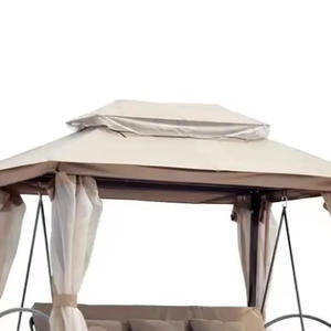 Gazebo Moderno para Exteriores <span class=keywords><strong>BEAUTYHOUSE</strong></span> BH-070, Impermeable, Resistente a la Corrosión, con Marco de Acero Gris, Toldo para Patio, Pabellón de Sombra - Product Image 2