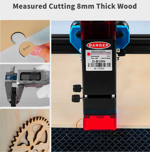 Máquina de Corte y Grabado Láser TTS-55 PRO, Nuevo Estilo, Diodo de 40 Vatios, Lente LD <span class=keywords><strong>FAC</strong></span> C para Madera, Papel, Acero Inoxidable y Hierro - Product Image 4