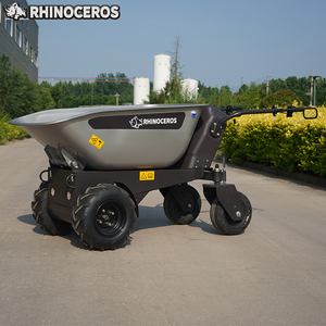 Mini-dumper électrique Rhinoceros KS450E, capacité de <span class=keywords><strong>charge</strong></span> 0,2 m³, moteur 800W, chariot motorisé pour jardin, ferme, verger, aménagement paysager - Product Image 6