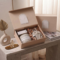 Caja de Regalo Rígida de Lujo Personalizada con Cierre Magnético, Empaque de Presentación Minimalista para Cosméticos, Velas