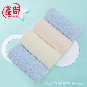Serviettes pour bébé Xinshang 25x50cm en pur coton, couleur unie, hypoallergéniques, pour usage domestique - Product Image 1
