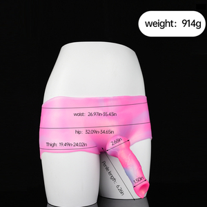 Dildo in Silicone Solido, Pantaloni in Pelle con Dildo Indossabile, Mutandine Elastiche Morbide con Dildo per Lesbiche, Giocattoli Sessuali per Adulti all'Ingrosso - Product Image 4