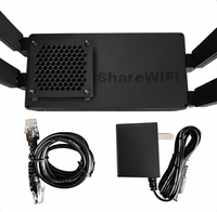 Système de gestion d'applications de routeur de facturation ShareWiFi avec partage de stockage USB, portail invité CoovaChilli et système de refroidissement par ventilateur intégré
