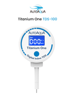 AUTOAQUA Titanium One TDS-100 Digital Inline TDS Meter Monitor Uji Akuarium Memantau Kualitas Air Murni