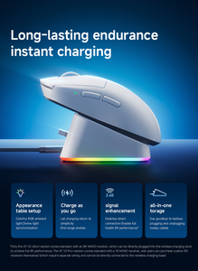 MCHOSE A7V2pro+ High-end Lightweight <b>Wireless</b> <b>Mouse</b> Gaming E-sports Office Three-mode Connection 3950 Lightweight <b>Mouse</b> - Product Image 5