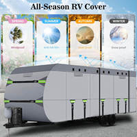 Housse de protection pour caravane - Tissu non tissé, anti-poussière, imperméable, anti-UV, pour toutes les saisons