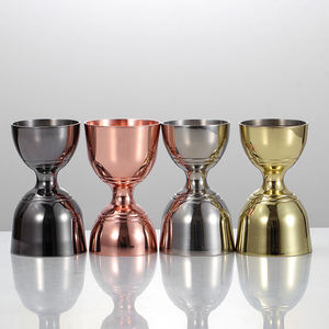 Jigger de barman en acier inoxydable double face personnalisé pour jus de fruits, outil de bar en métal, doseur de 1 oz <span class=keywords><strong>et</strong></span> 2 oz, jigger à cocktail en forme de cloche pour vin - Product Image 6