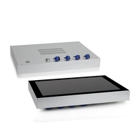 PC industriel tout-en-un étanche, sans ventilateur, tactile capacitif HD, en alliage d'aluminium, 15 pouces, IP69K, en stock