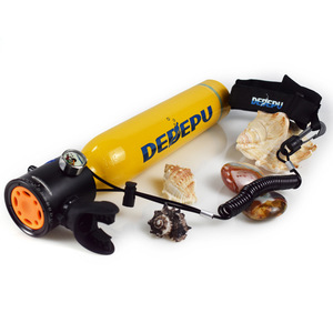 Depepu Diving Air Tank 6061 Aluminum High Pressure Yellow Compressed Air Cylinder For Scuba Diving And Rescue - Product Image 1
