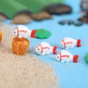 Tượng Nhỏ Bằng Nhựa, Tiểu Cảnh Vườn Cổ Tích, Cá, Mô Hình Động Vật, Trang Trí Nhà Vườn & Nhà Búp Bê Tự Làm, Phụ Kiện Phong Cảnh Rêu - Product Image 1