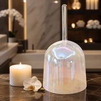 Bol chantant en cristal de quartz pur REMA Professional 99,99 % avec poignée, 440 Hz/432 Hz, son parfaite pour la guérison sonore et la méditation
