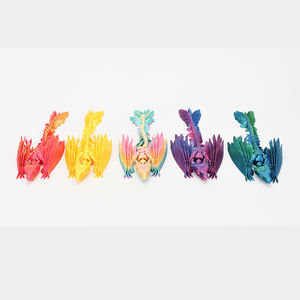 ของเล่นไดโนเสาร์พิเทอโรซอร์แบบพิมพ์ 3 มิติจากวัสดุ PLA ยืดหยุ่น น่ารัก ตลก ผลิตจากวัสดุที่เป็นมิตรกับสิ่งแวดล้อม เหมาะสำหรับเป็นของขวัญสำหรับเด็ก - Product Image 4