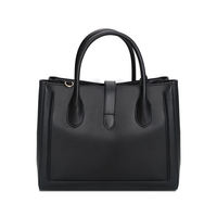 Sac fourre-tout pour femme, nouvelle mode, OEM/ODM, sac à main classique en cuir noir, poignée supérieure, sac à bandoulière polyvalent pour le bureau et la vie quotidienne