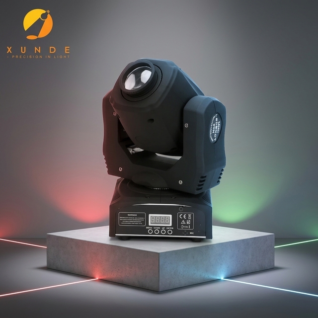 Professional 30W Mini Laser Moving Head Gobo Spot Light with DMX512 Control and IP33 Rating