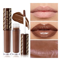 Gloss à lèvres repulpant hydratant, non desséchant, facile à appliquer, marque privée, effet repulpeur instantané chocolat